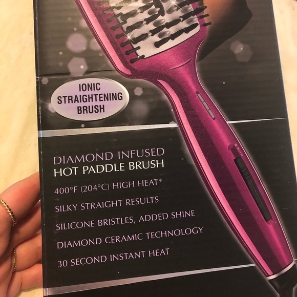 New Conair Diamond Brilliance Straightening Brush - Picture 2 of 6